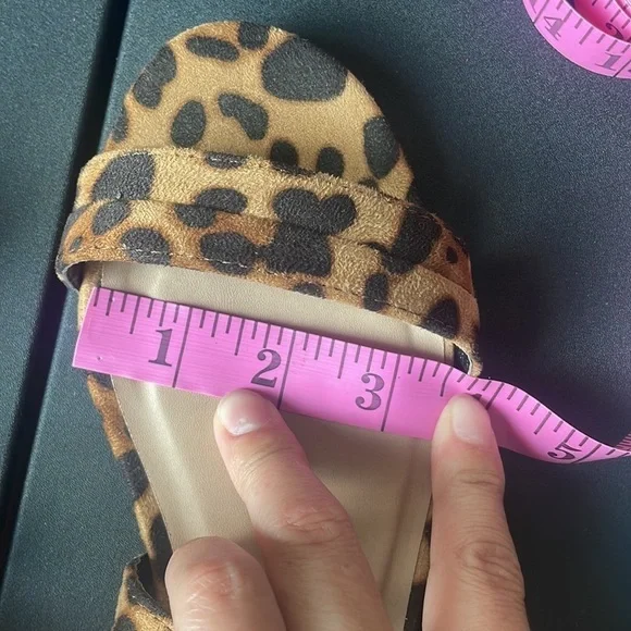 Qupid heels WOMENS SIZE 10 brown cheetah print - Picture 12 of 12